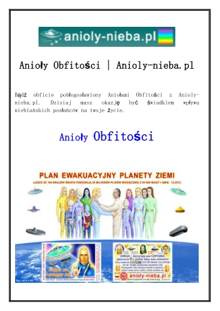 Anioły Obfitości  Anioly-nieba.pl