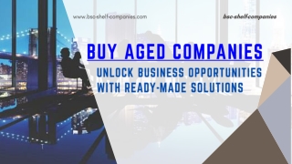 Buy Aged Companies