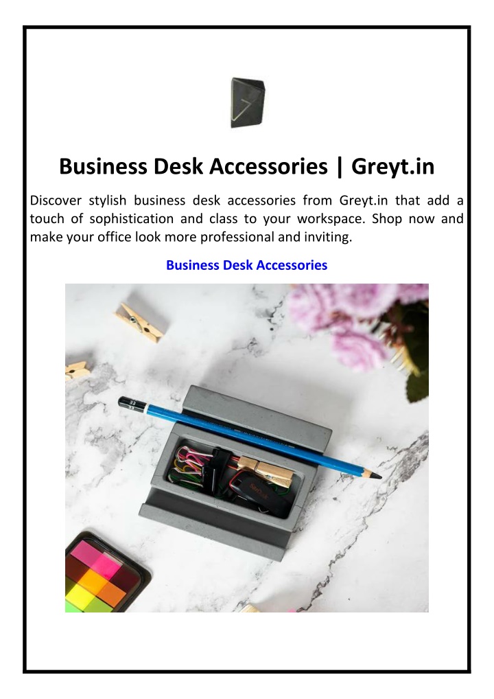 business desk accessories greyt in