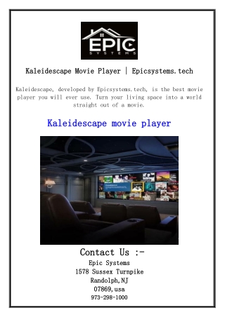 kaleidescape kaleidescape movie