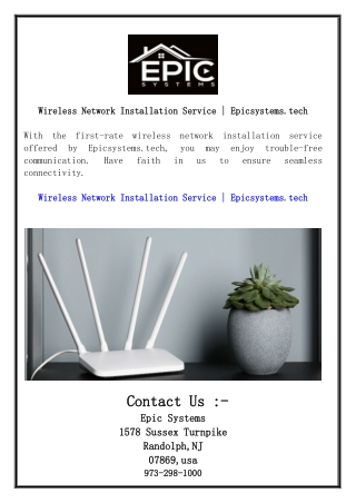 wireless wireless network