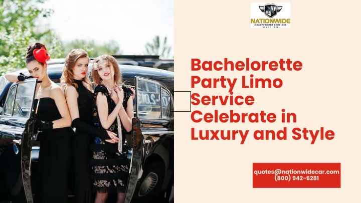 bachelorette party limo service celebrate