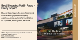 Best Shopping Mall in Patna - Bailey Square