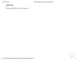 Best SAP BI BW Training in Chennai, SAP BI BW Course In Chennai