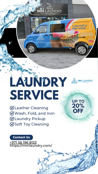 leather cleaning wash fold and iron laundry