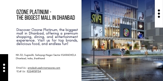 Ozone Platinum - The Biggest Mall in Dhanbad