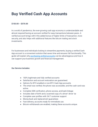 Buy Verified Cash App Accounts