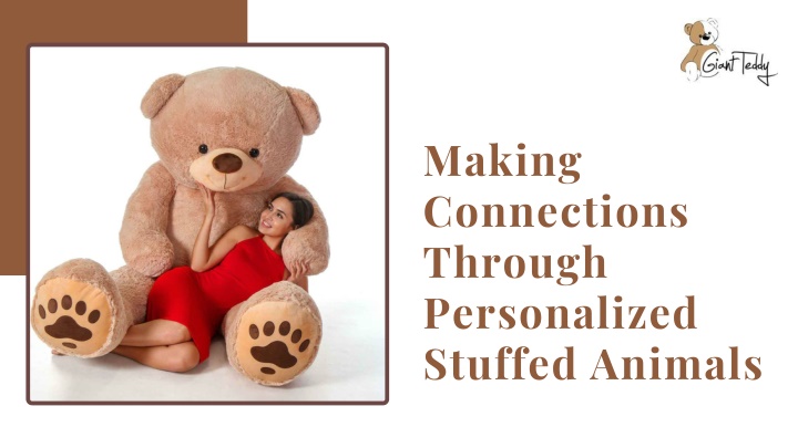 making connections through personalized stuffed