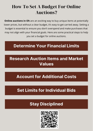 how to set a budget for online auctions