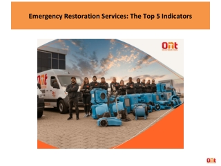 Emergency Restoration Services: The Top 5 Indicators