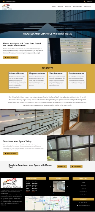 Frosted Window films Melbourne