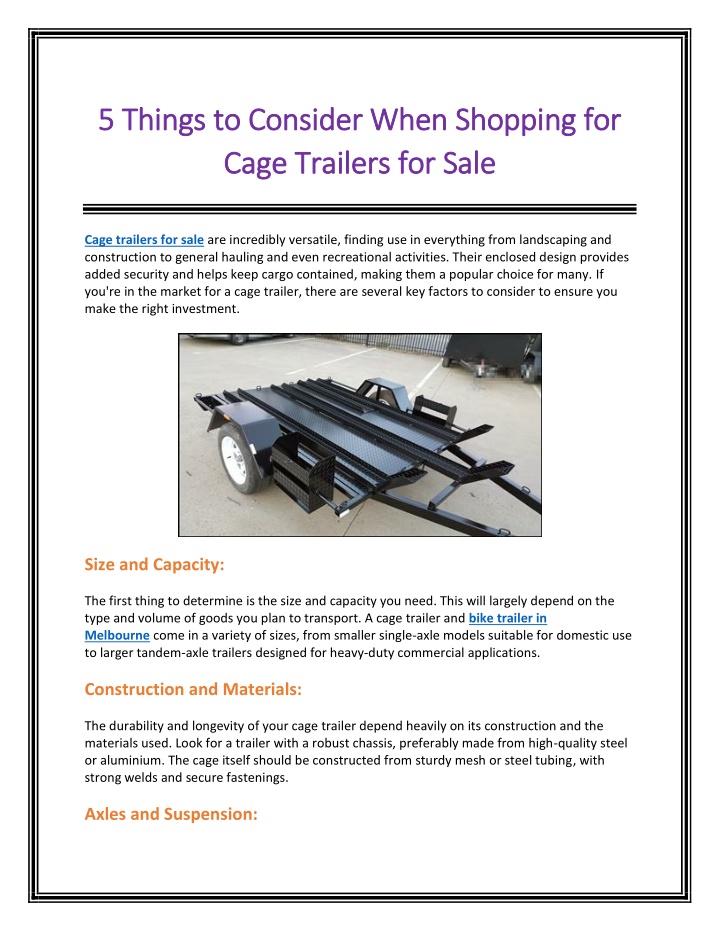 5 things to consider when shopping for 5 things