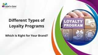 different types of loyalty programs which