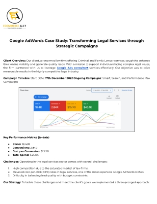 Google AdWords Case Study_ Transforming Legal Services through Strategic Campaigns