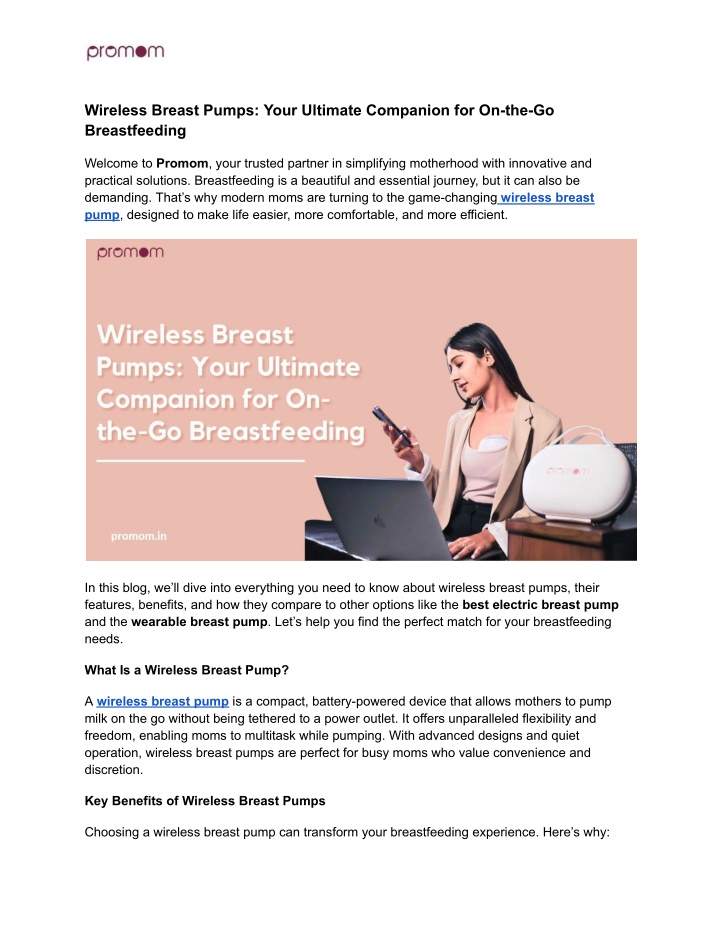 wireless breast pumps your ultimate companion