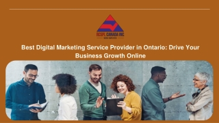 Top Digital Marketing Services in Ontario for Business Growth