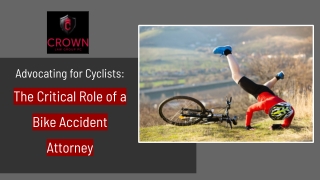 Advocating for Cyclists: The Critical Role of a Bike Accident Attorney