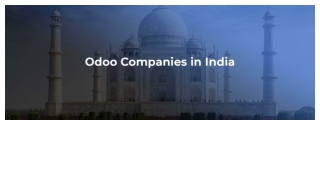 Odoo Companies in India