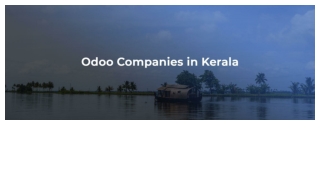 Odoo Companies in Kerala