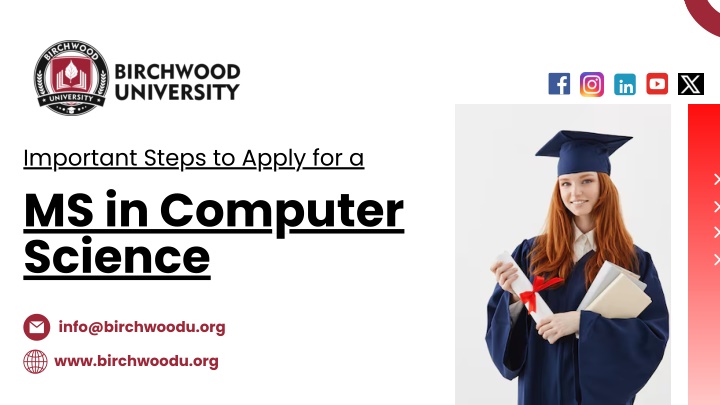 important steps to apply for a ms in computer