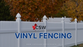 Vinyl Fencing Solutions by Can Supply Wholesale