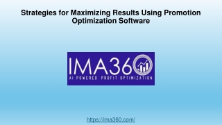 Strategies for Maximizing Results Using Promotion Optimization Software