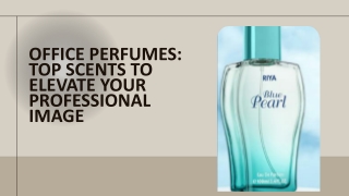 Office Perfumes Top Scents to Elevate Your Professional Image