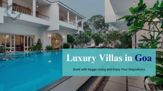 Luxury Villas in Goa with Private Pool – A Dream Vacation Awaits