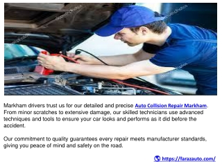 Expert Collision Repair and Car Painting Services: Richmond Hill, Markham, North