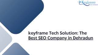 keyframe tech solution the best seo company