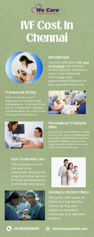 IVF Cost in Chennai | We Care Health Services