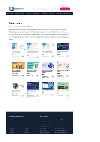 custom presentation design services login view