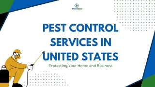 pest control services in the united states