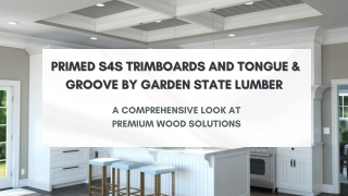 Primed S4S Trimboards, Shiplap and Tongue & Groove - Garden State Lumber