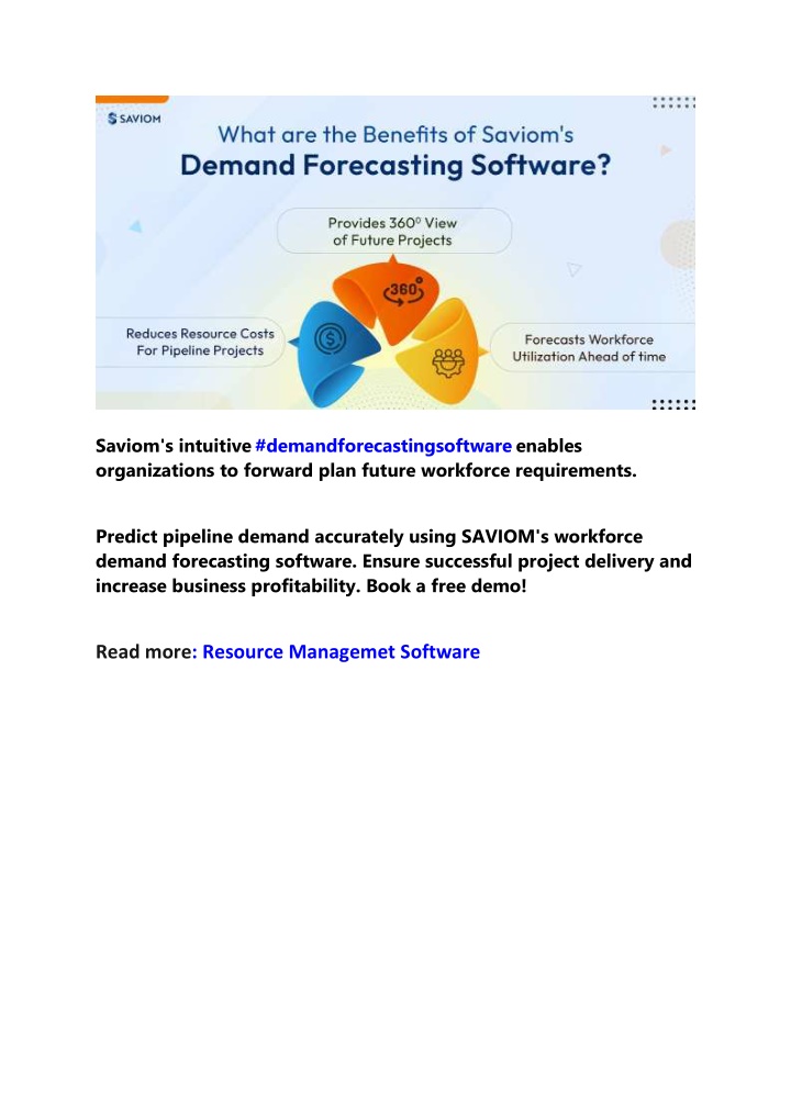 saviom s intuitive demandforecastingsoftware