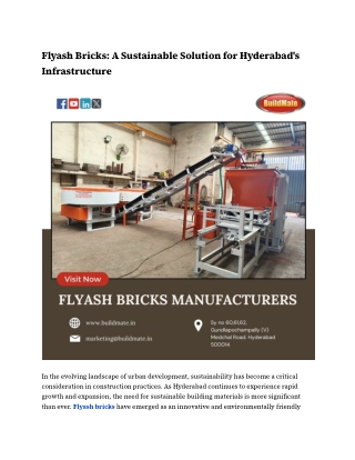 Flyash Bricks_ A Sustainable Solution for Hyderabad's Infrastructure (1)