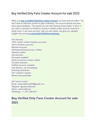 How to become a verified creator on OnlyFans in 2025?