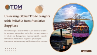 Unlocking Global Trade Insights with Reliable Data Statistics Suppliers