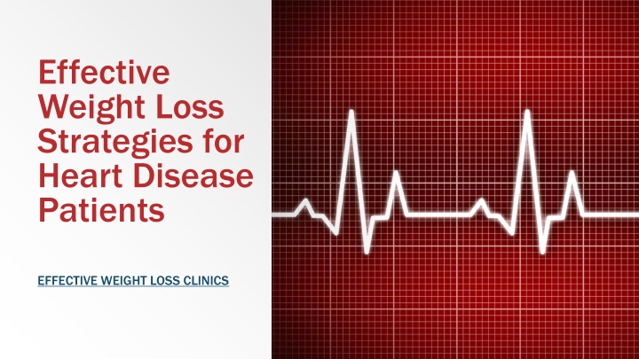 effective weight loss strategies for heart disease patients