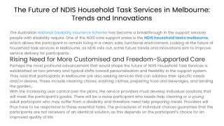 The Future of NDIS Household Task Services in Melbourne_ Trends and Innovations