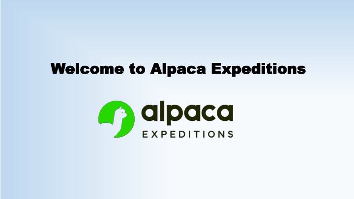 welcome to alpaca expeditions