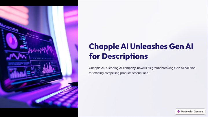 chapple ai unleashes gen ai for descriptions