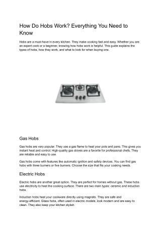How Do Hobs Work_ Everything You Need to Know