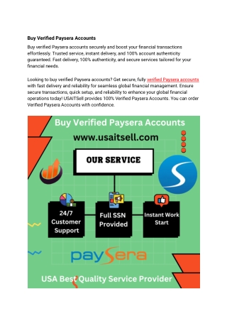 Buy Verified Paysera Accounts