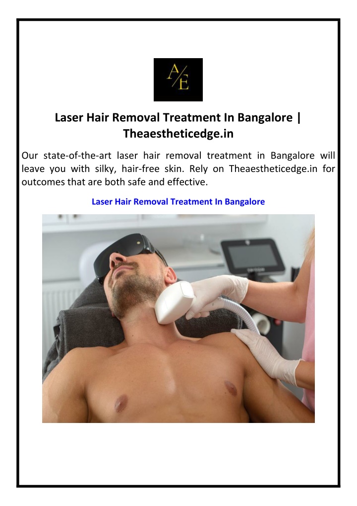 laser hair removal treatment in bangalore