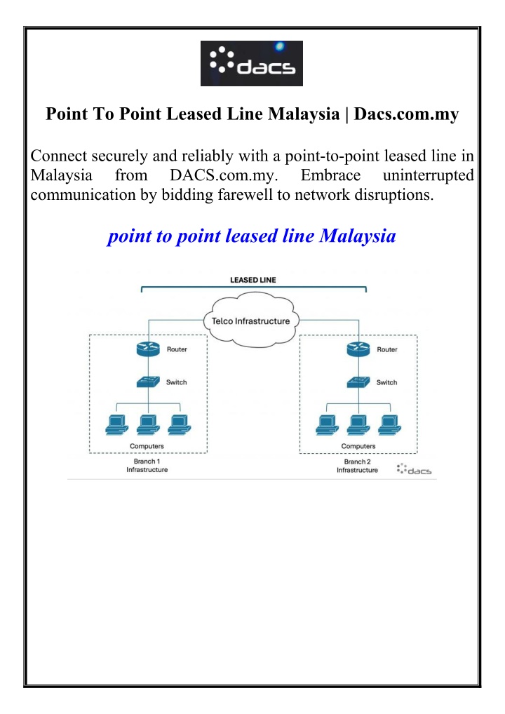 point to point leased line malaysia dacs com my