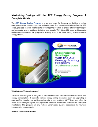 maximizing savings with the aep energy saving