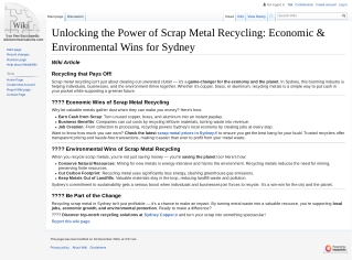 Unlocking the Power of Scrap Metal Recycling