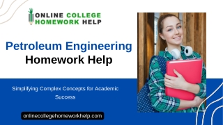 petroleum engineering homework help