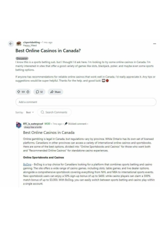 Best Online Casinos in Canada?